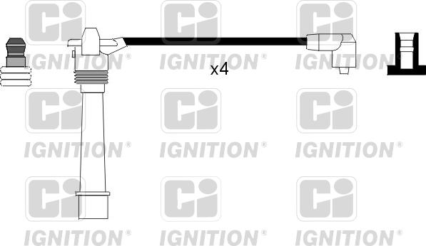 Quinton Hazell XC701 - Kit de câbles d'allumage cwaw.fr