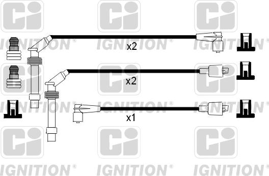 Quinton Hazell XC716 - Kit de câbles d'allumage cwaw.fr