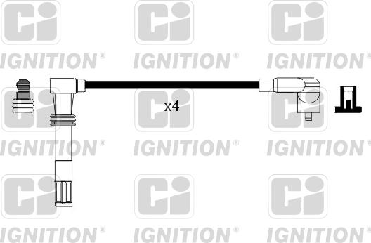 Quinton Hazell XC717 - Kit de câbles d'allumage cwaw.fr