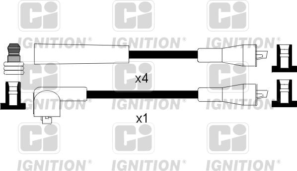 Quinton Hazell XC786 - Kit de câbles d'allumage cwaw.fr