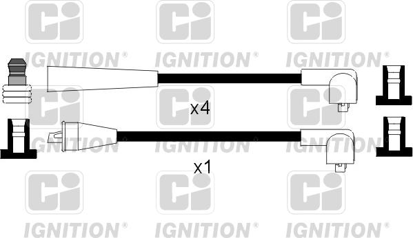 Quinton Hazell XC783 - Kit de câbles d'allumage cwaw.fr