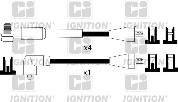 Quinton Hazell XC778 - Kit de câbles d'allumage cwaw.fr