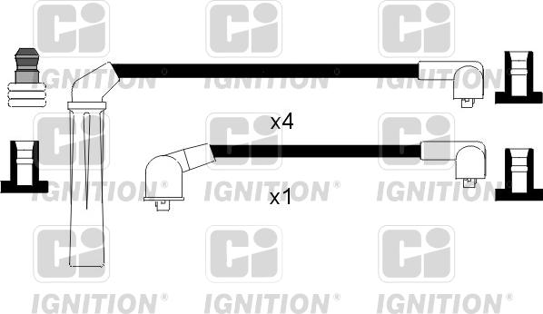 Quinton Hazell XC773 - Kit de câbles d'allumage cwaw.fr