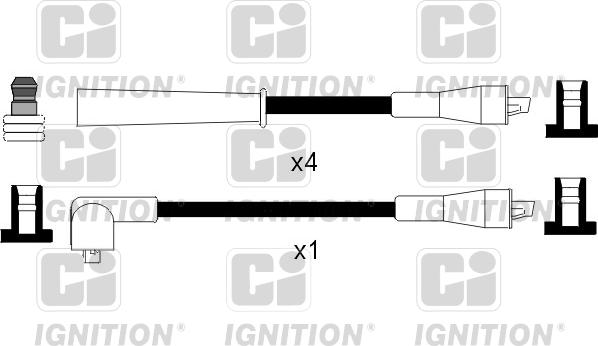 Quinton Hazell XC772 - Kit de câbles d'allumage cwaw.fr