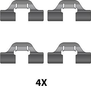 Raicam 12079431 - Kit d'accessoires, plaquette de frein à disque cwaw.fr