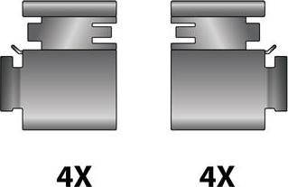 Raicam 12079420 - Kit d'accessoires, plaquette de frein à disque cwaw.fr