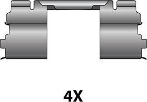 Raicam 12079475 - Kit d'accessoires, plaquette de frein à disque cwaw.fr