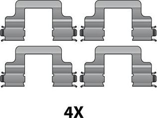 Raicam 12079564 - Kit d'accessoires, plaquette de frein à disque cwaw.fr