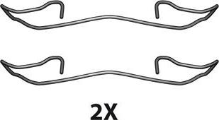 Raicam 12079565 - Kit d'accessoires, plaquette de frein à disque cwaw.fr