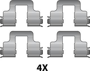 Raicam 12079563 - Kit d'accessoires, plaquette de frein à disque cwaw.fr