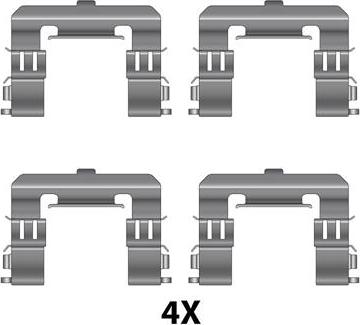 Raicam 12079581 - Kit d'accessoires, plaquette de frein à disque cwaw.fr