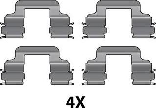 Raicam 12079579 - Kit d'accessoires, plaquette de frein à disque cwaw.fr