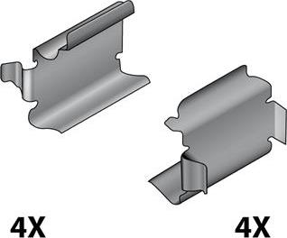 Raicam 12079681 - Kit d'accessoires, plaquette de frein à disque cwaw.fr