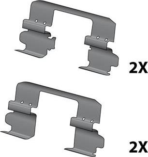 Raicam 12079677 - Kit d'accessoires, plaquette de frein à disque cwaw.fr