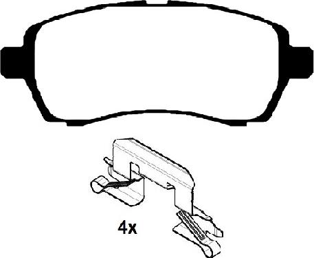 Raicam RA.0940.0K1 - Kit de plaquettes de frein, frein à disque cwaw.fr