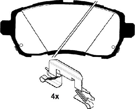 Pagid 8DB 355 025-501 - Kit de plaquettes de frein, frein à disque cwaw.fr