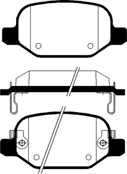 Raicam RA.0958.0 - Kit de plaquettes de frein, frein à disque cwaw.fr