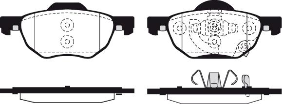 Raicam RA.0965.0 - Kit de plaquettes de frein, frein à disque cwaw.fr