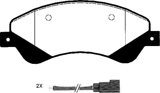 Raicam RA.0905.0 - Kit de plaquettes de frein, frein à disque cwaw.fr