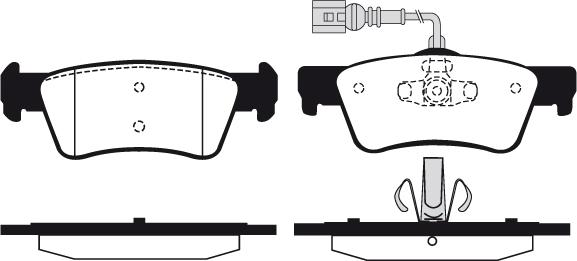 Raicam RA.0908.0 - Kit de plaquettes de frein, frein à disque cwaw.fr