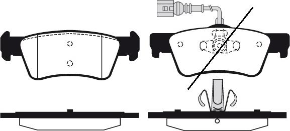 Raicam RA.0908.2 - Kit de plaquettes de frein, frein à disque cwaw.fr