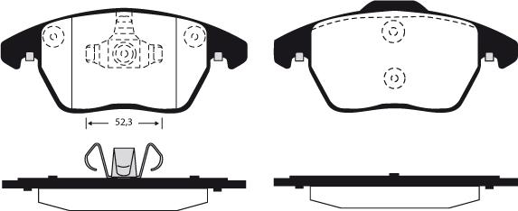 Raicam RA.0919.0 - Kit de plaquettes de frein, frein à disque cwaw.fr