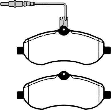 Raicam RA.0911.0 - Kit de plaquettes de frein, frein à disque cwaw.fr