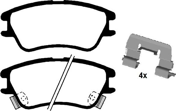 Raicam RA.0917.0K1 - Kit de plaquettes de frein, frein à disque cwaw.fr