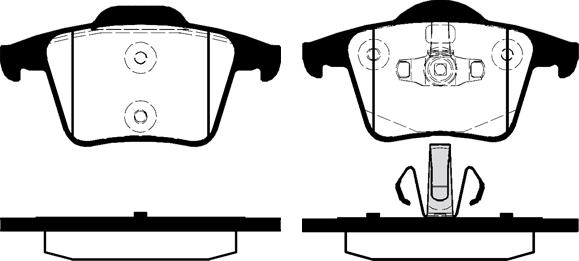 Raicam RA.0937.0 - Kit de plaquettes de frein, frein à disque cwaw.fr