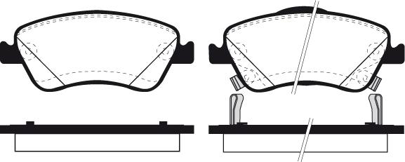 Raicam RA.0927.0 - Kit de plaquettes de frein, frein à disque cwaw.fr