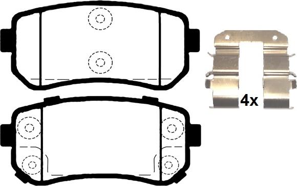 Raicam RA.0979.1K1 - Kit de plaquettes de frein, frein à disque cwaw.fr