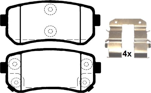 Raicam RA.0979.2K1 - Kit de plaquettes de frein, frein à disque cwaw.fr