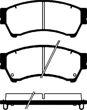 Ruville D11928277 - Kit de plaquettes de frein, frein à disque cwaw.fr