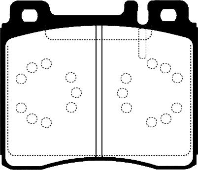 Raicam RA.0497.0 - Kit de plaquettes de frein, frein à disque cwaw.fr