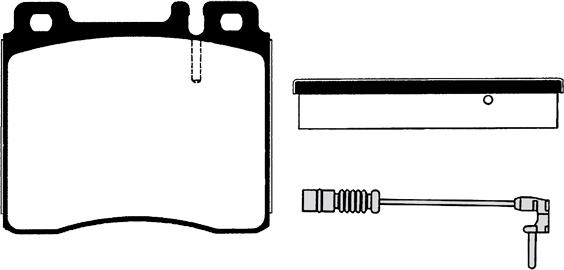 Raicam RA.0497.2 - Kit de plaquettes de frein, frein à disque cwaw.fr