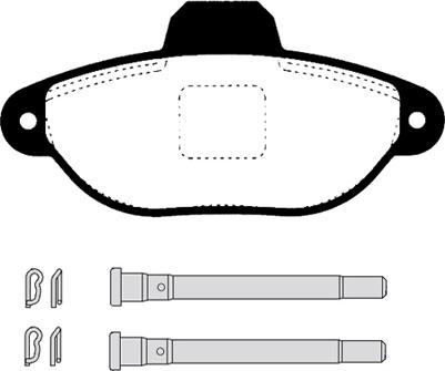 Raicam RA.0446.9 - Kit de plaquettes de frein, frein à disque cwaw.fr