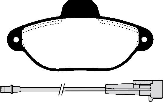 Raicam RA.0446.0 - Kit de plaquettes de frein, frein à disque cwaw.fr