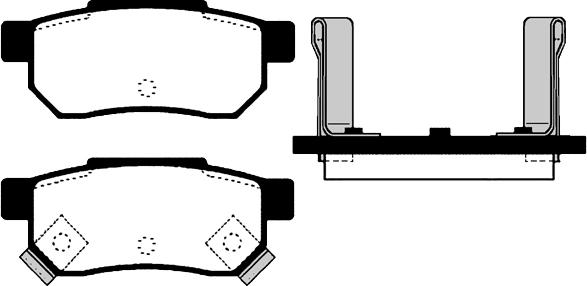 Raicam RA.0451.0 - Kit de plaquettes de frein, frein à disque cwaw.fr