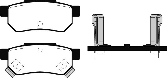 Raicam RA.0453.0 - Kit de plaquettes de frein, frein à disque cwaw.fr