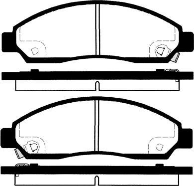 Raicam RA.0411.0 - Kit de plaquettes de frein, frein à disque cwaw.fr