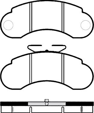 Lemförder 13358 04 - Kit de plaquettes de frein, frein à disque cwaw.fr