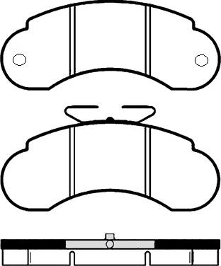 Raicam RA.0484.1 - Kit de plaquettes de frein, frein à disque cwaw.fr