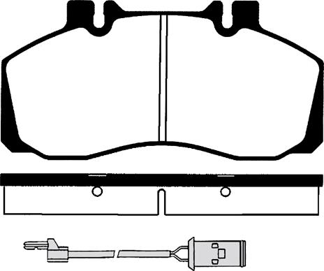 Raicam RA.0485.1 - Kit de plaquettes de frein, frein à disque cwaw.fr