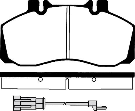 Raicam RA.0485.2 - Kit de plaquettes de frein, frein à disque cwaw.fr