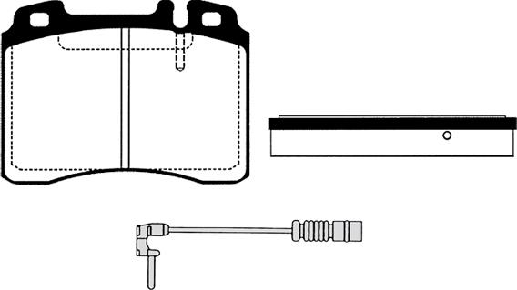 Raicam RA.0480.2 - Kit de plaquettes de frein, frein à disque cwaw.fr