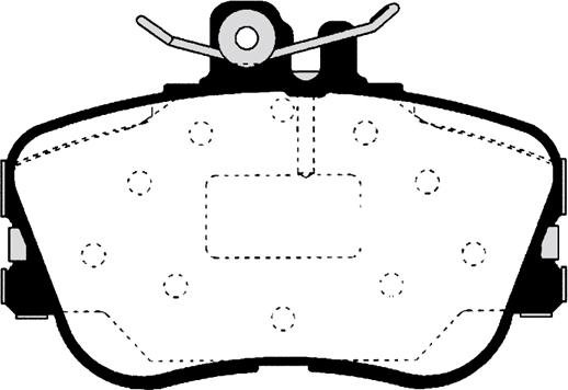 Raicam RA.0482.0 - Kit de plaquettes de frein, frein à disque cwaw.fr