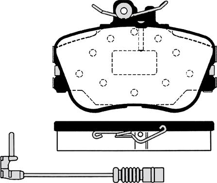 Raicam RA.0482.1 - Kit de plaquettes de frein, frein à disque cwaw.fr