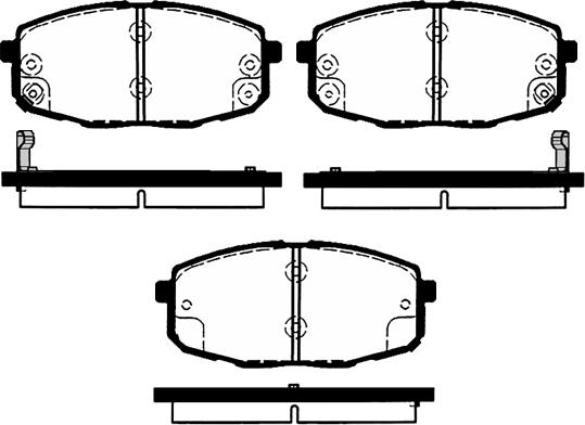 Raicam RA.0487.0 - Kit de plaquettes de frein, frein à disque cwaw.fr