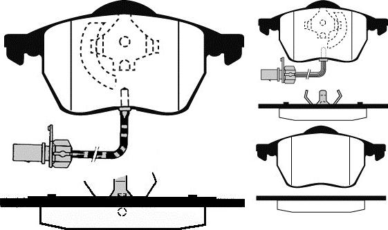 Raicam RA.0429.5 - Kit de plaquettes de frein, frein à disque cwaw.fr