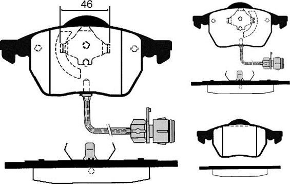 Raicam RA.0429.0 - Kit de plaquettes de frein, frein à disque cwaw.fr